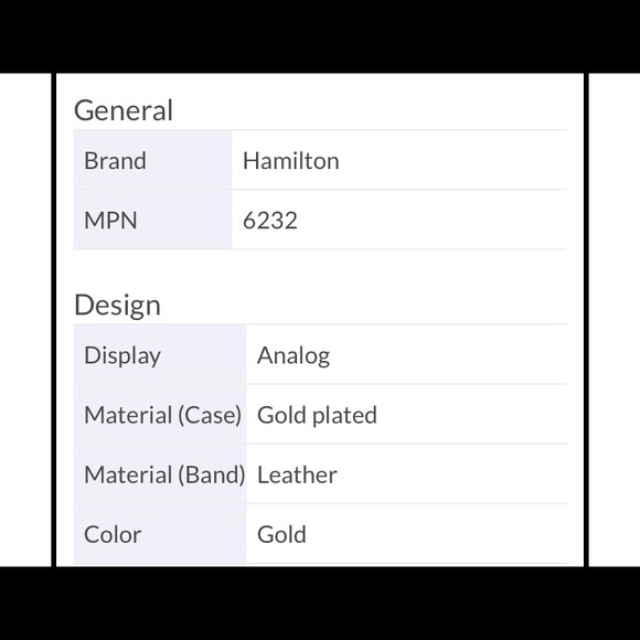 Hamilton watch - Picture 8 of 8